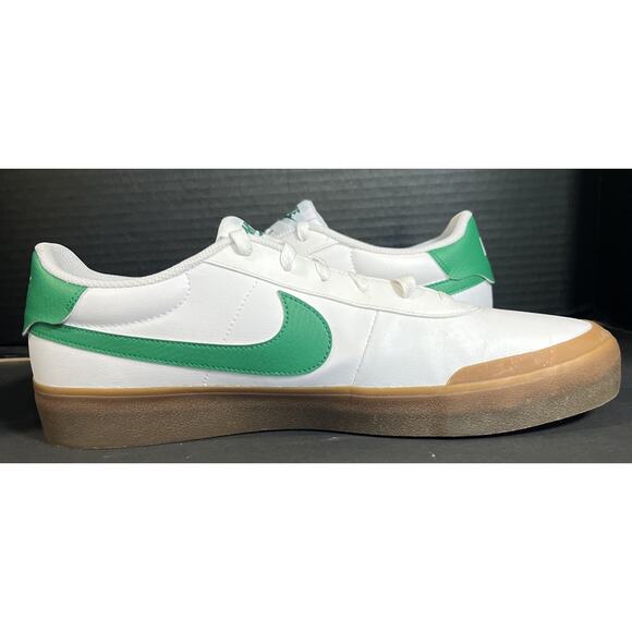 NIKE Court Shot Men Sneaker Shoe Green White Malachite Gum Size 14 main image 10